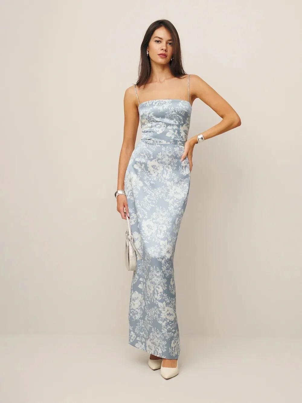 Reformation Frankie Silk Dress - Size 4 - Picture 2 of 3